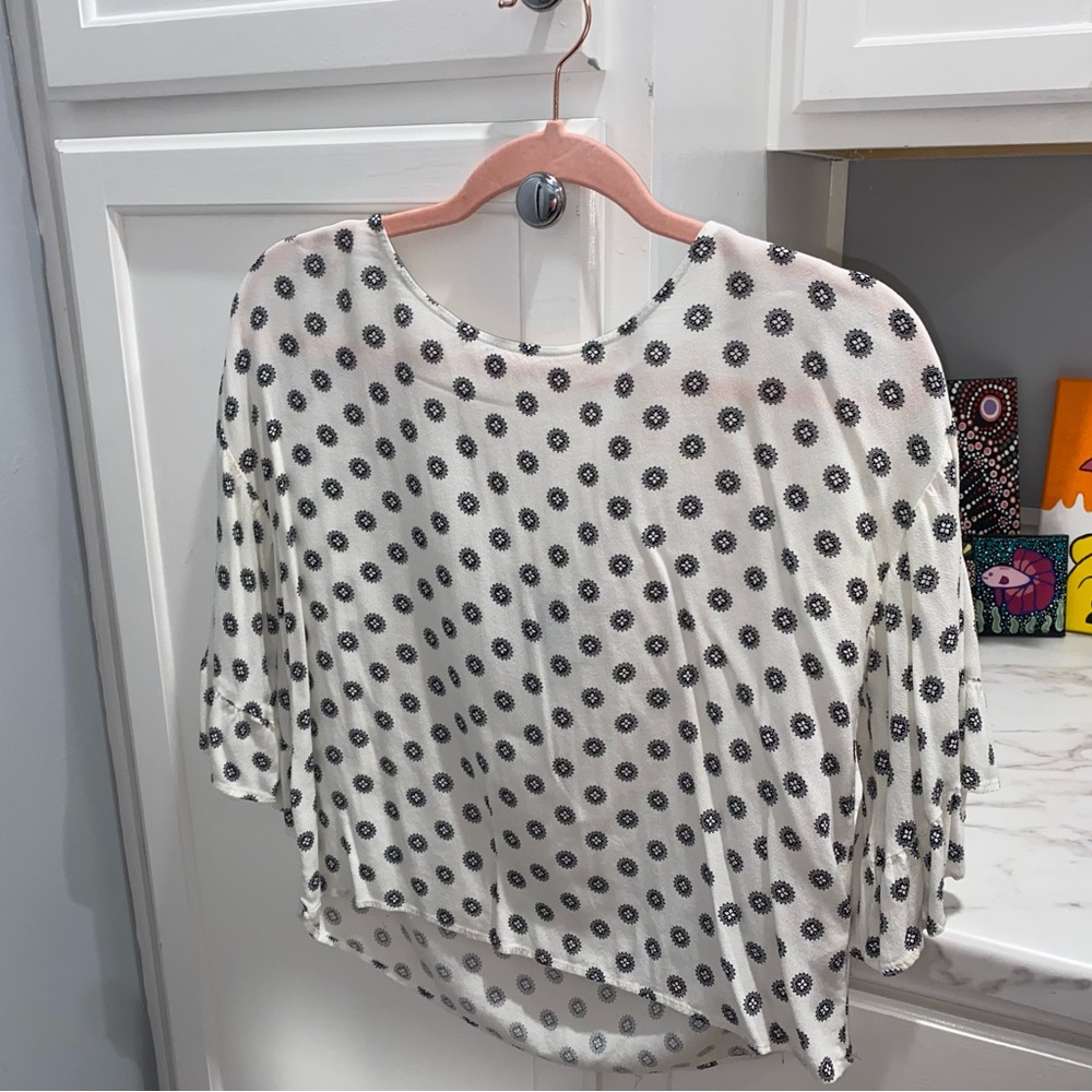 White Detailed Top! :) - Picture 2 of 4